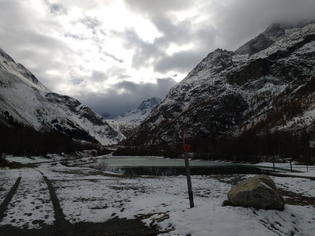 Starting point for the Col d'Arsine Starting point for the Col d'Arsine