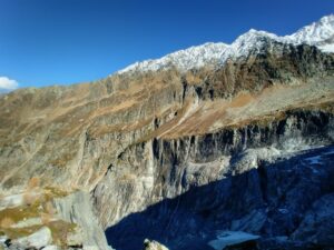 View from the viewpointon on a September hiking week